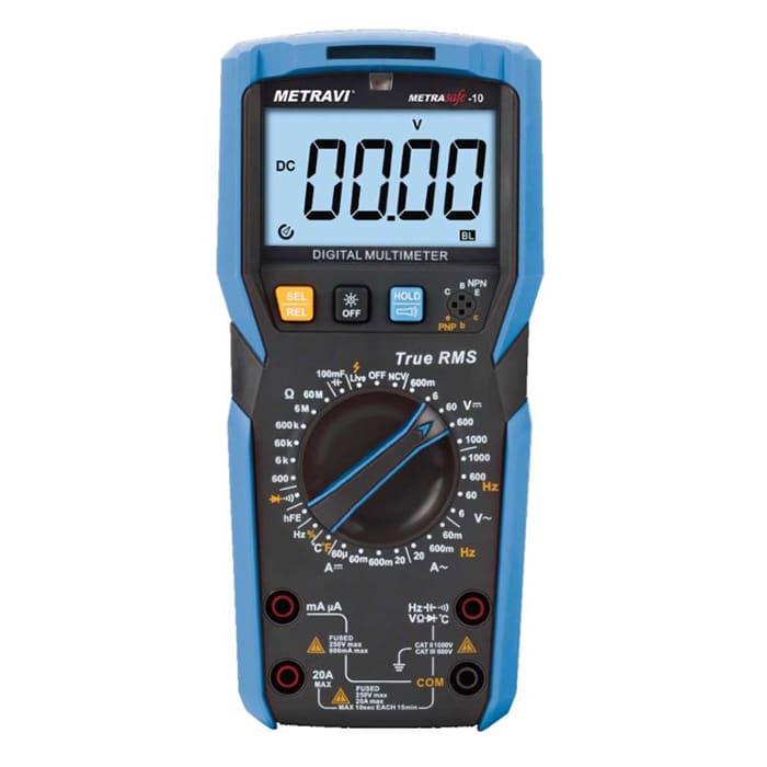 METRAVI METRASAFE-10 DIGITAL MULTIMETER