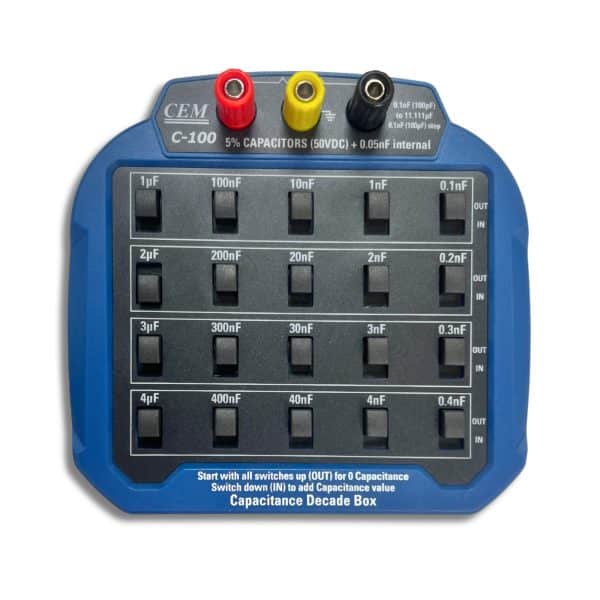 CEM C-100 Capacitance Decade Box