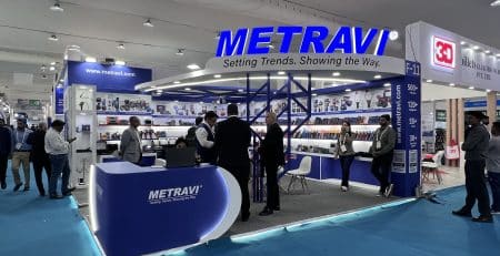 The Metravi stall at Elecrama 2025
