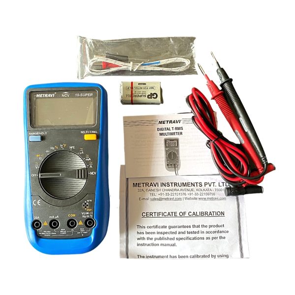 Metravi 19-SUPER Digital TRMS Multimeter product kit