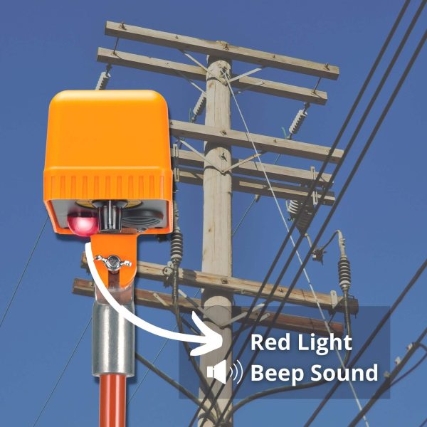 Metravi 275HP1 275HP2 High Voltage Detector and Electroscope has audible buzzer alarm as well as red light alarm