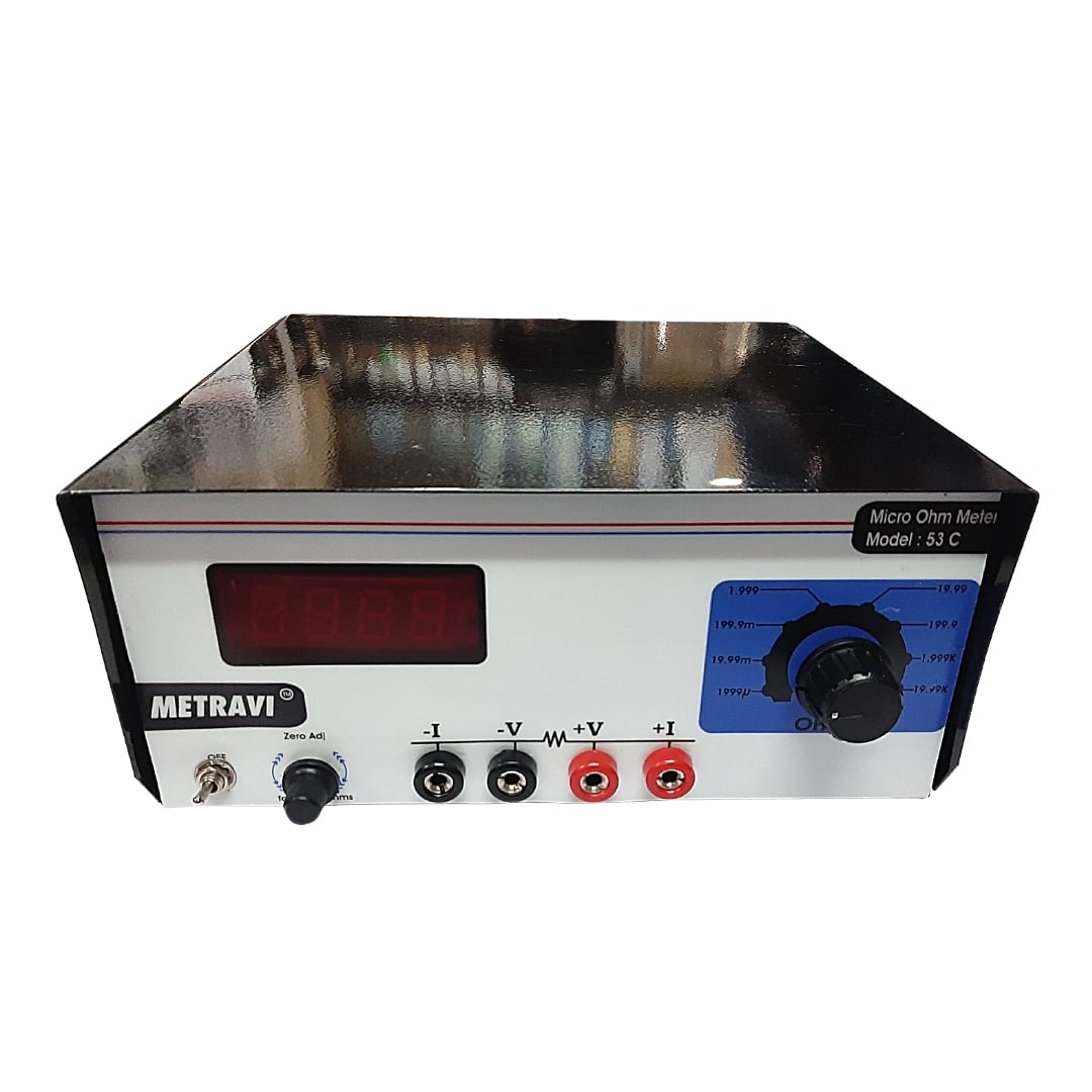 Metravi 53C 1A Micro Ohms Meter Metravi Instruments
