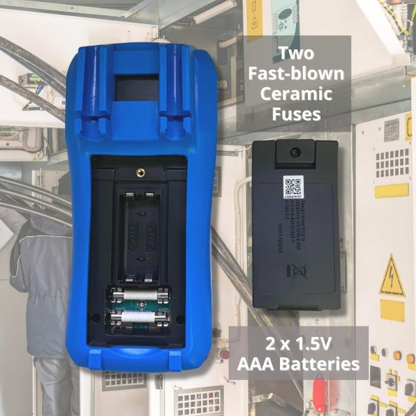 Metravi 6030A+ Digital TRMS Multimeter features two fast-blown ceramic fuses which are easy to replace