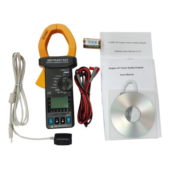 607 Digital Clampon Power Meter Metravi Instruments