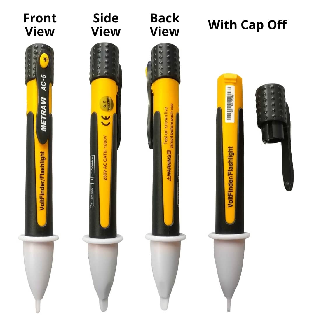 AC5 Noncontact Voltage Tester Metravi Instruments
