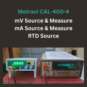 Metravi CAL-404-4 mV mA RTD Calibrator features