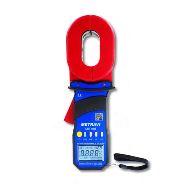 Metravi CET03B Clampon Earth Resistance Tester with Bluetooth
