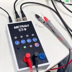 Metravi CT-9 Portable Handheld Dual Channel VI Curve Tester with BNC cables and test leads