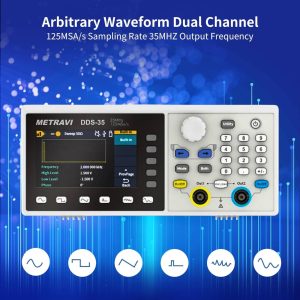 Metravi DDS-35 DDS Function Generator features 125MSAs Sampling Rate