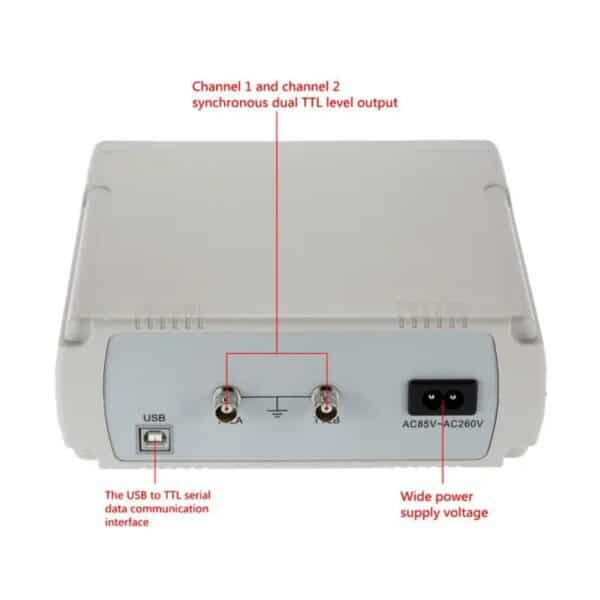Metravi DDS-9 Series DDS Function Generator Back View