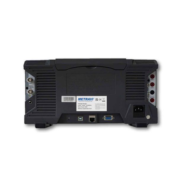 Metravi DSO-6204 Four Channel Digital Storage Oscilloscope Back View