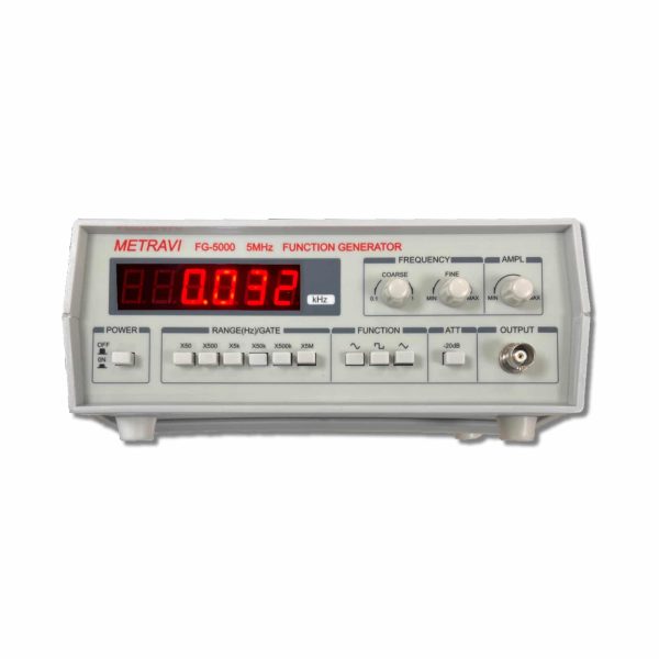 Metravi FG-5000 Function Generator 2024 Front View