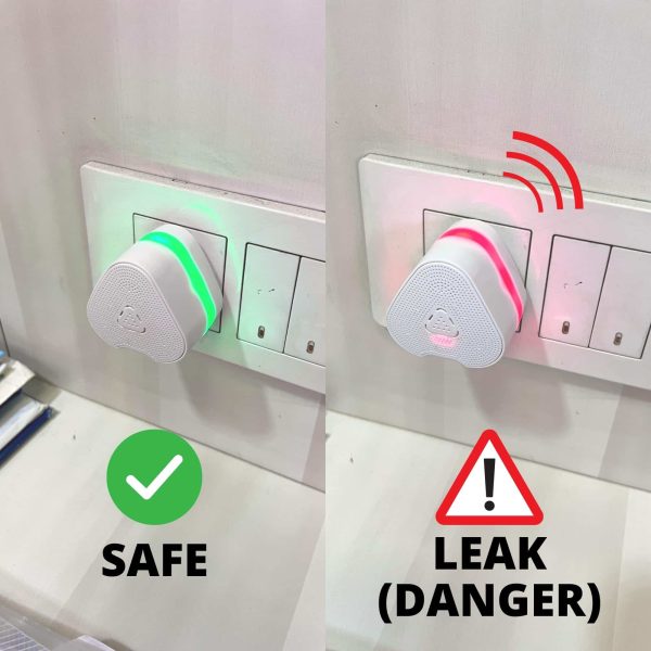 Metravi GD-09-1M Combustible Gas Detector features light and audible alarms