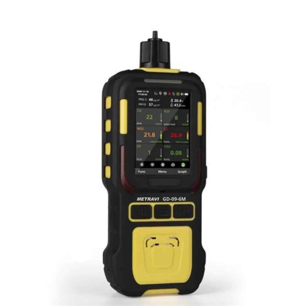 Metravi GD-09-6M Six in One Multi Gas Detector