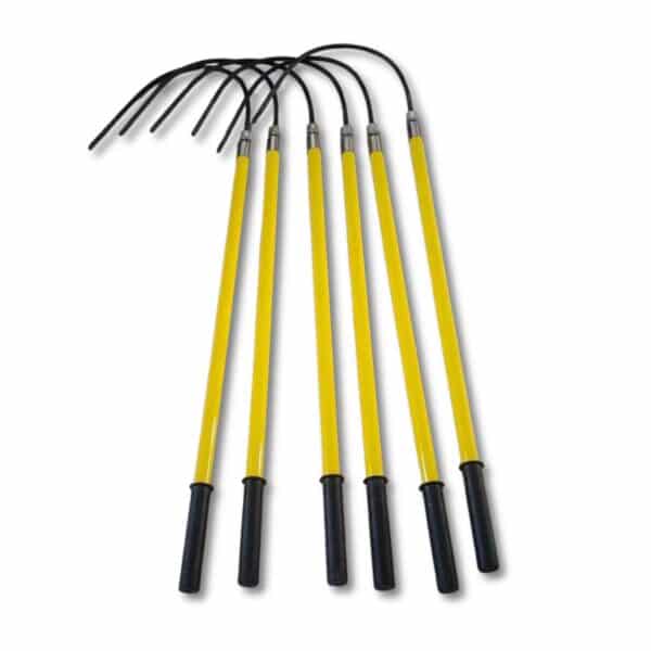 Metravi HVIRH High Voltage Insulated Rescue Hooks are used to withdraw injured electrocuted workers out of hazardous areas