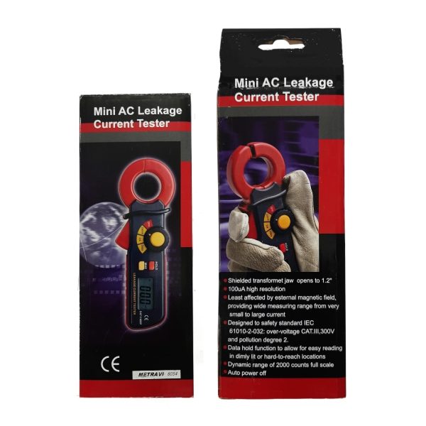 Metravi M-6054 AC Leakage Current Clamp box packing