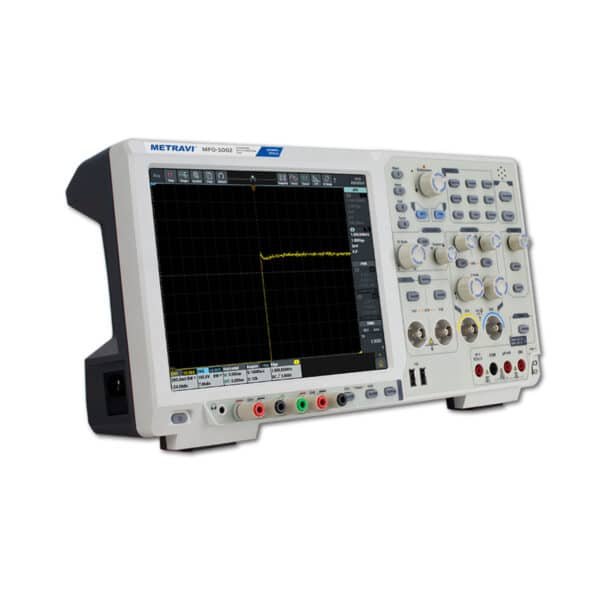 Metravi MFO-1002 Multifunction Oscilloscope left angled view