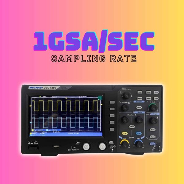 Metravi New DSO 6000 Series 1GSaSec Sampling Rate