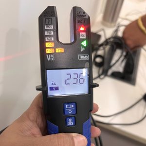 Metravi PRO ETS Plus ELectrical Tester features LED Voltage and current indicators