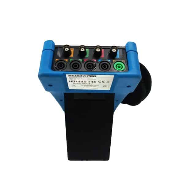 Metravi PRO PA-810 Portable Power Quality Analyser Back and Top View