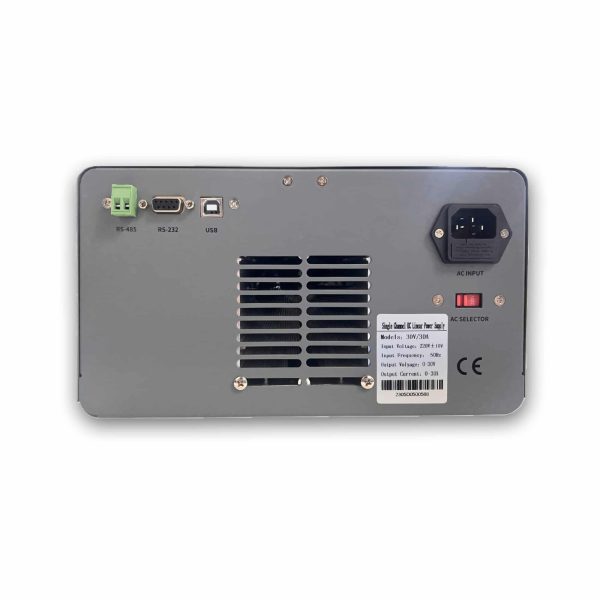 Metravi PRPS-3030 Programmable DC Regulated Power Supply comes with Stylish plexi-glass display panel