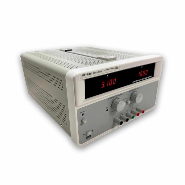 Metravi PRPS-3030 Programmable DC Regulated Power Supply comes with Voltage and Current dual LED display