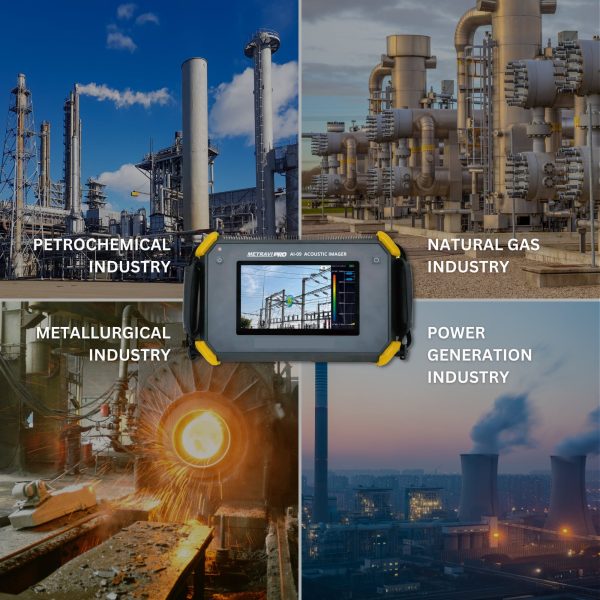 Metravi Pro AI-09 Acoustic Imager Applications in various industries