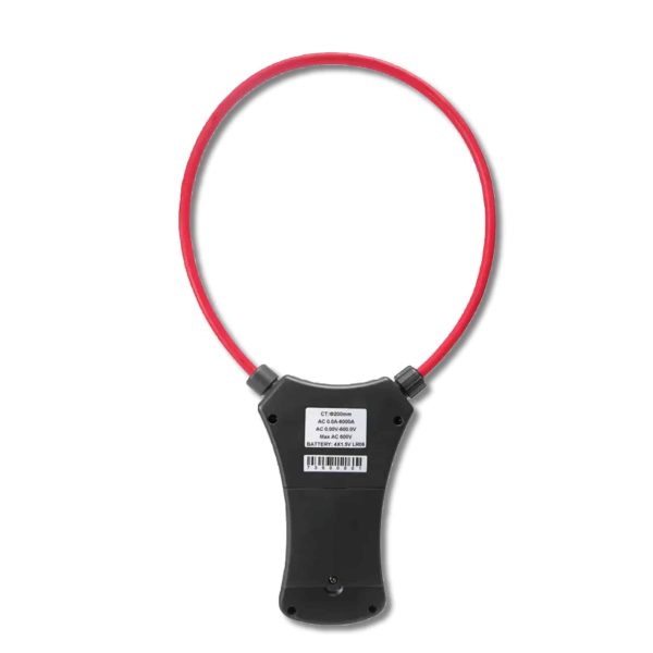 Metravi Pro FCM-900P Flexible Coil Clamp-on Power Meter Back View