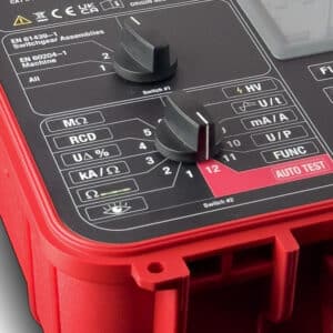 Metravi Pro Uniks Quadro Test Multifunction Tester has internal memory for data logging 30000 data sets