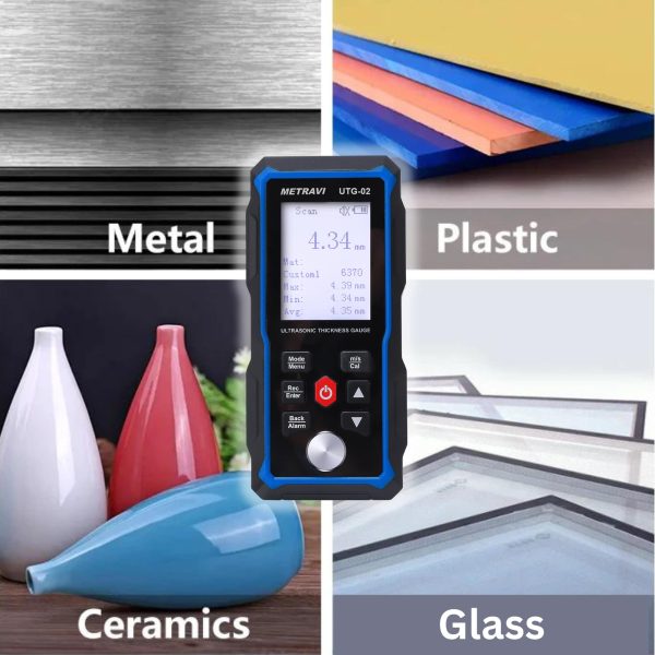 Metravi UTG-02 Ultrasound Thickness Gauge has varies applications