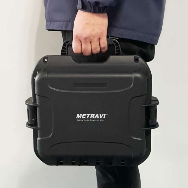 Metravi VT-150 Vibration Tester with Bearing Condition Analyser comes with a hard robust carrying case